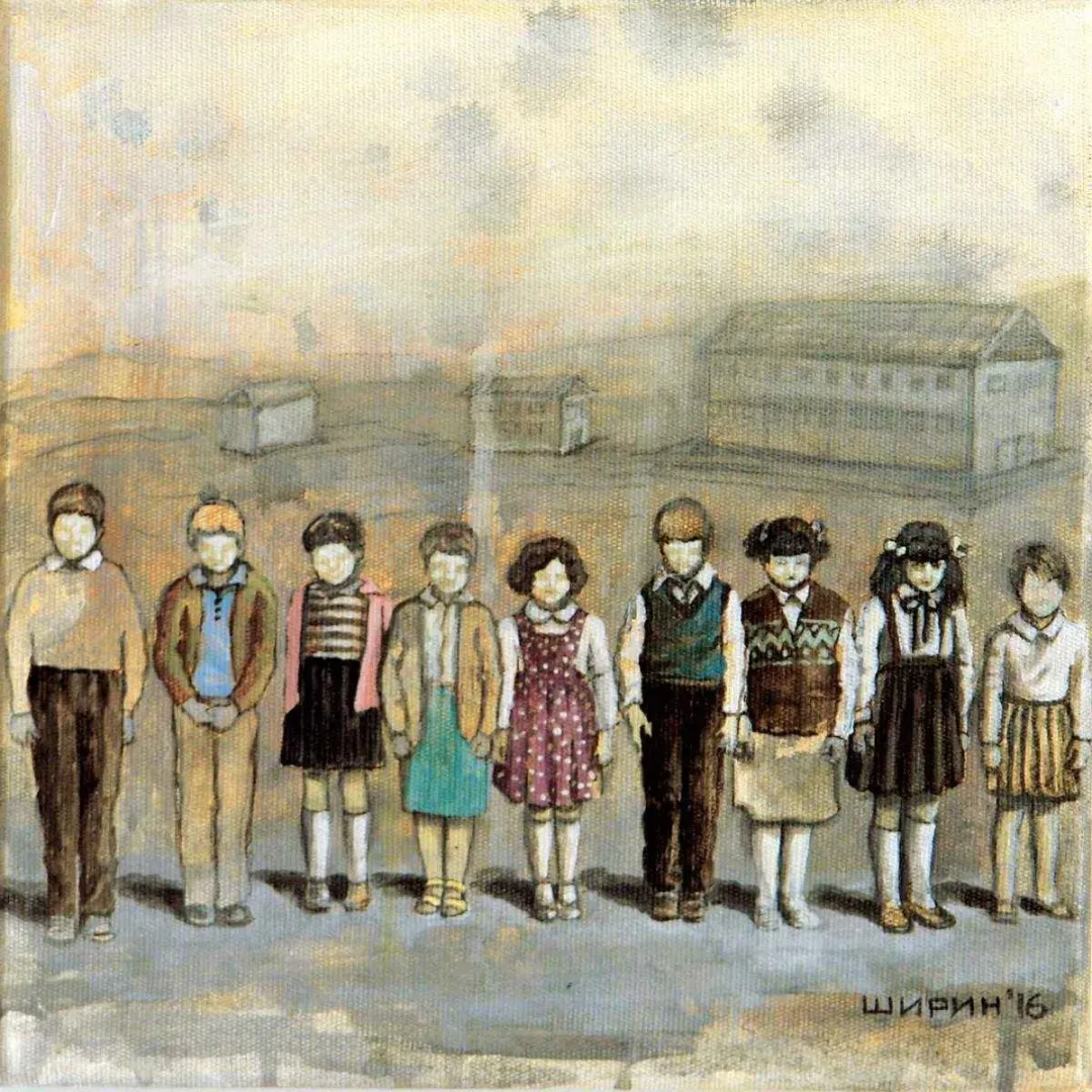ŞİRİN YILMAZ — “isimsiz”, 2016 "isimsiz" eseri ŞİRİN YILMAZ tarafından 2016 yılında 25x25 cm ölçülerinde Tuval üzeri yağlı boya tekniği ile yapılmıştır.