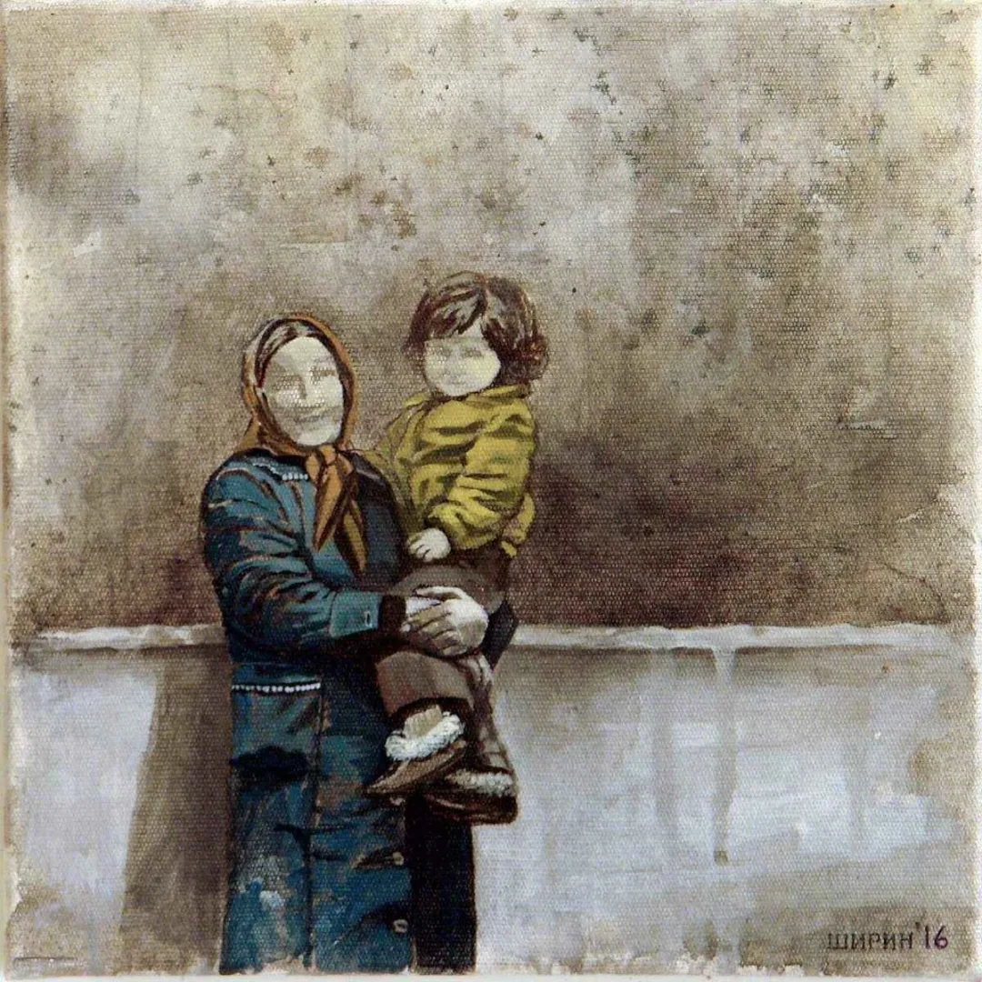 ŞİRİN YILMAZ — “isimsiz”, 2016 "isimsiz" eseri ŞİRİN YILMAZ tarafından 2016 yılında 25x25 cm ölçülerinde Tuval üzeri yağlı boya tekniği ile yapılmıştır.