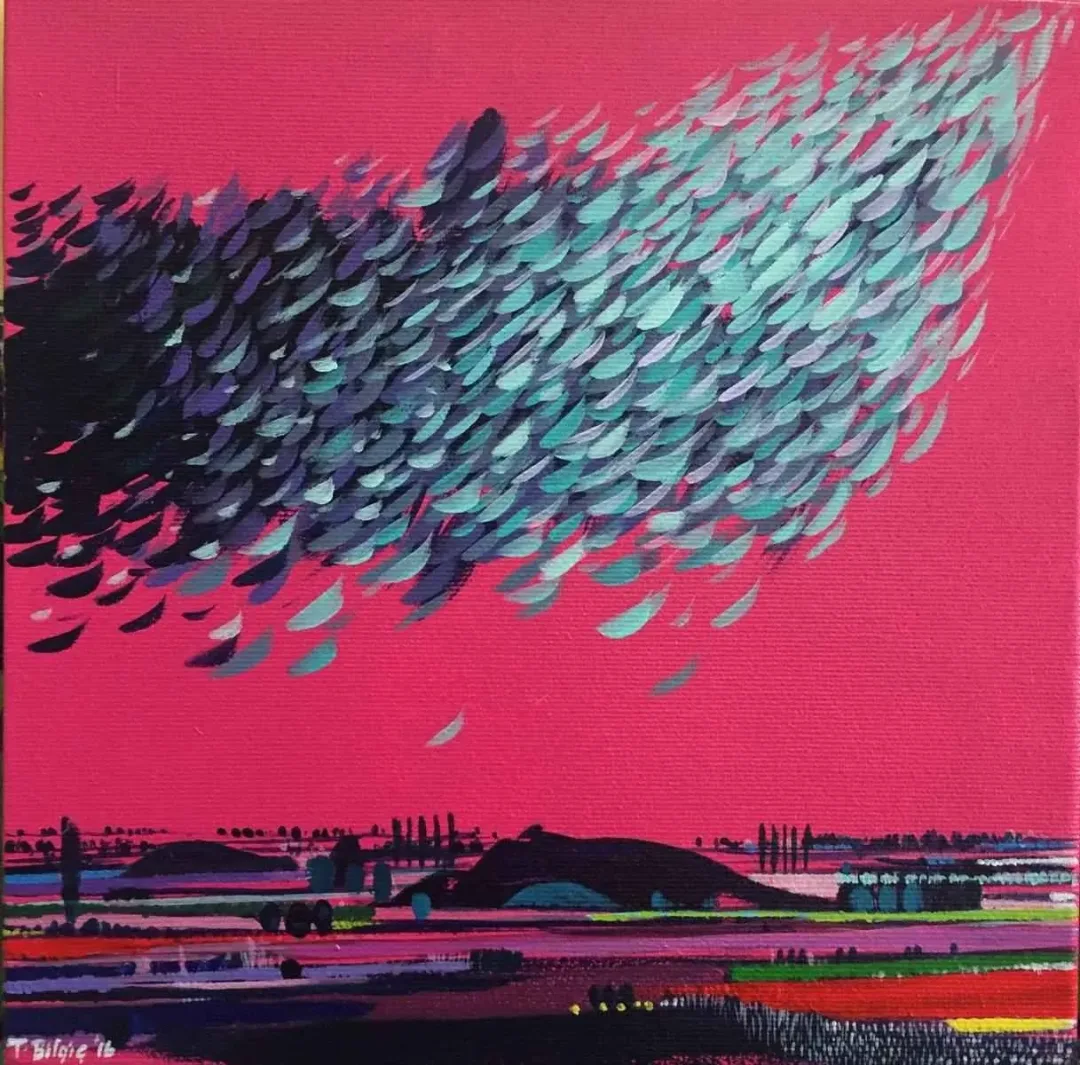 TAMER BİLGİÇ — “isimsiz”, 2016 "isimsiz" eseri TAMER BİLGİÇ tarafından 2016 yılında 25x25 cm ölçülerinde Tuval üzeri akrilik boya tekniği ile yapılmıştır.