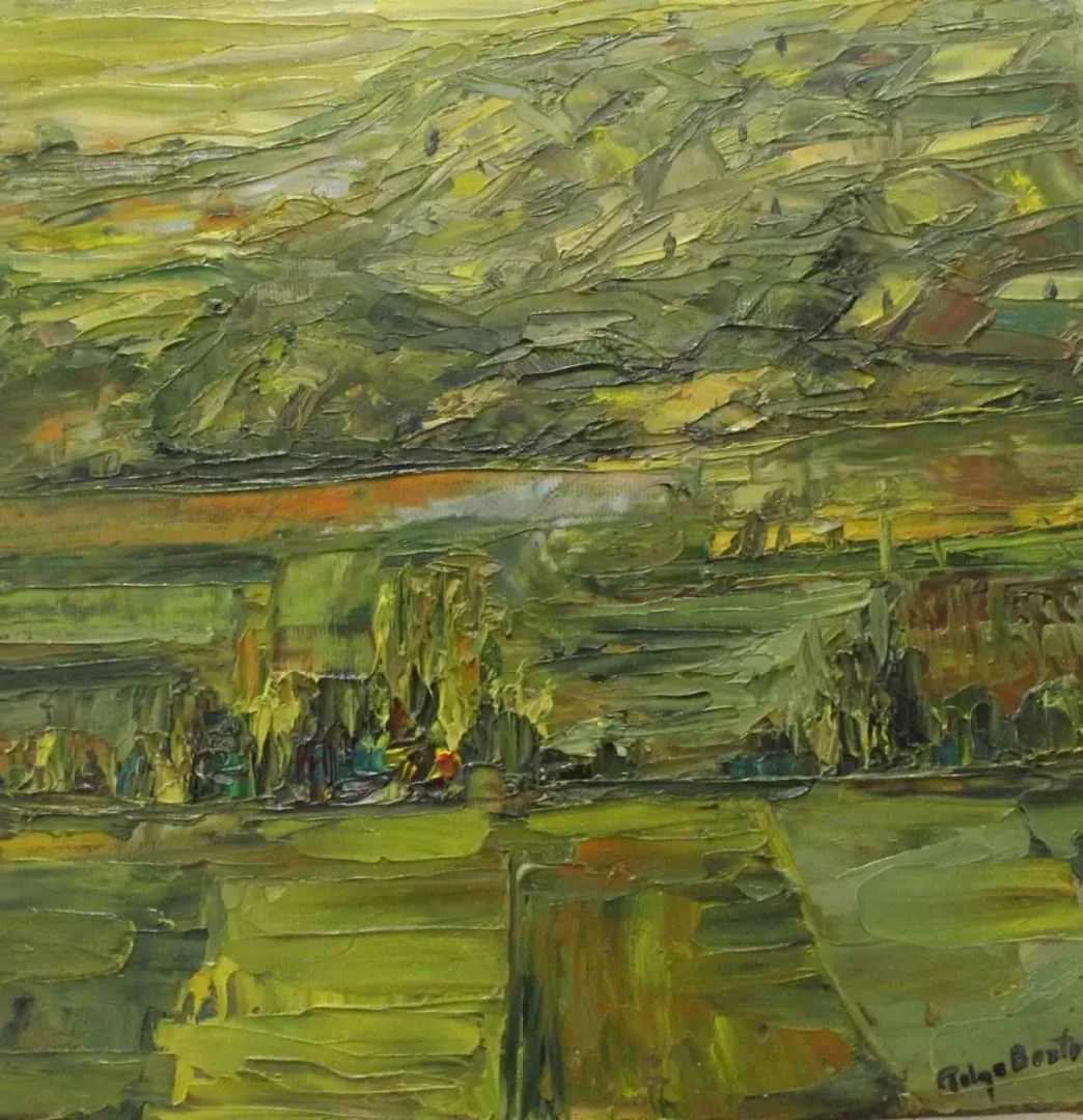 TOLGA BOZTOPRAK — “isimsiz”, 2016 "isimsiz" eseri TOLGA BOZTOPRAK tarafından 2016 yılında 25x25 cm ölçülerinde Tuval üzeri yağlı boya tekniği ile yapılmıştır.