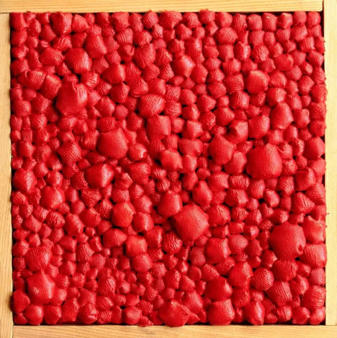 BELGİN ŞEN — “isimsiz”, 2016 "isimsiz" eseri BELGİN ŞEN tarafından 2016 yılında 25x25 cm ölçülerinde Tuval üzeri karışık teknik tekniği ile yapılmıştır.