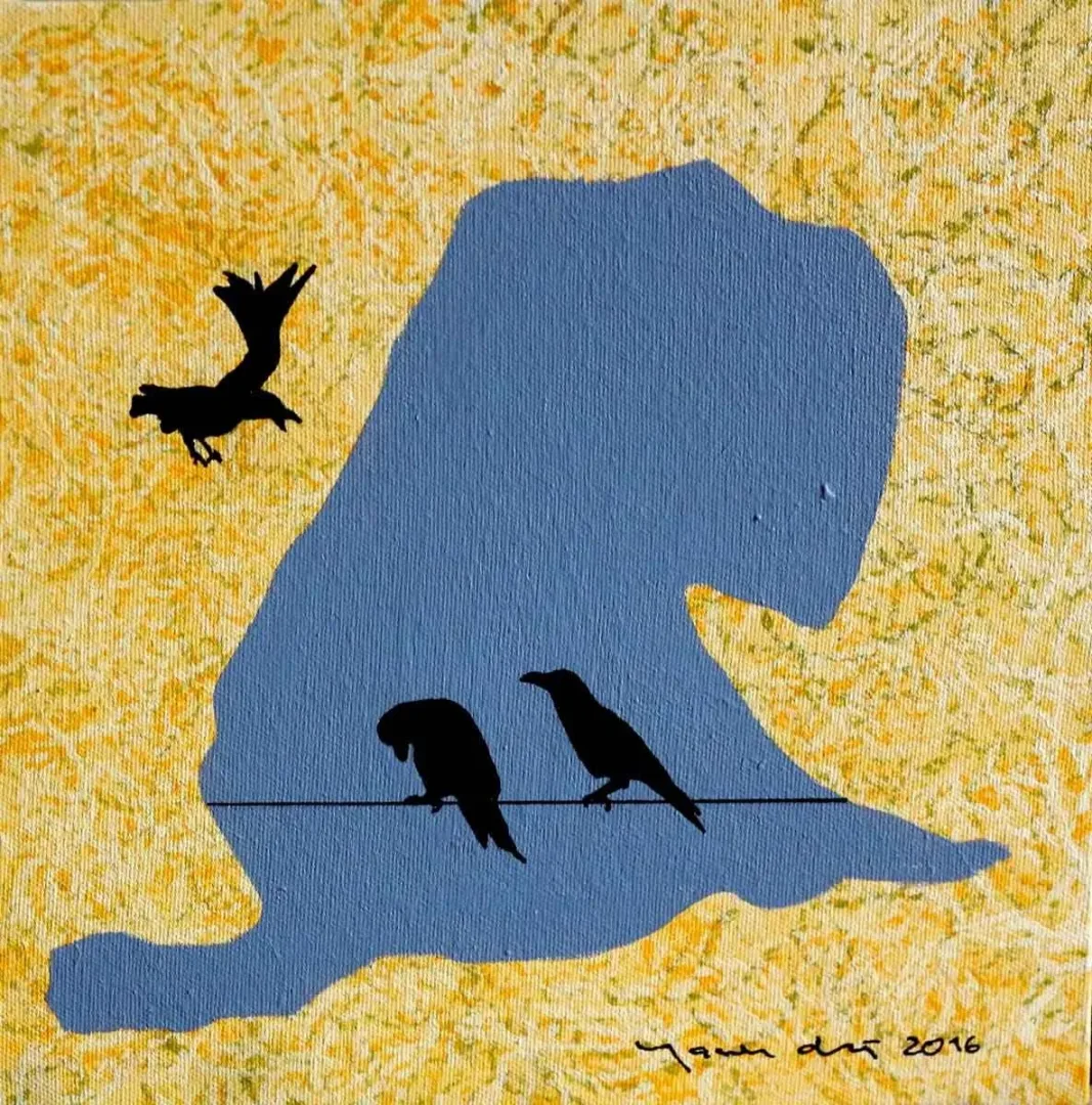 YASİN DAĞ — “isimsiz”, 2016 "isimsiz" eseri YASİN DAĞ tarafından 2016 yılında 25x25 cm ölçülerinde Tuval üzeri akrilik boya tekniği ile yapılmıştır.