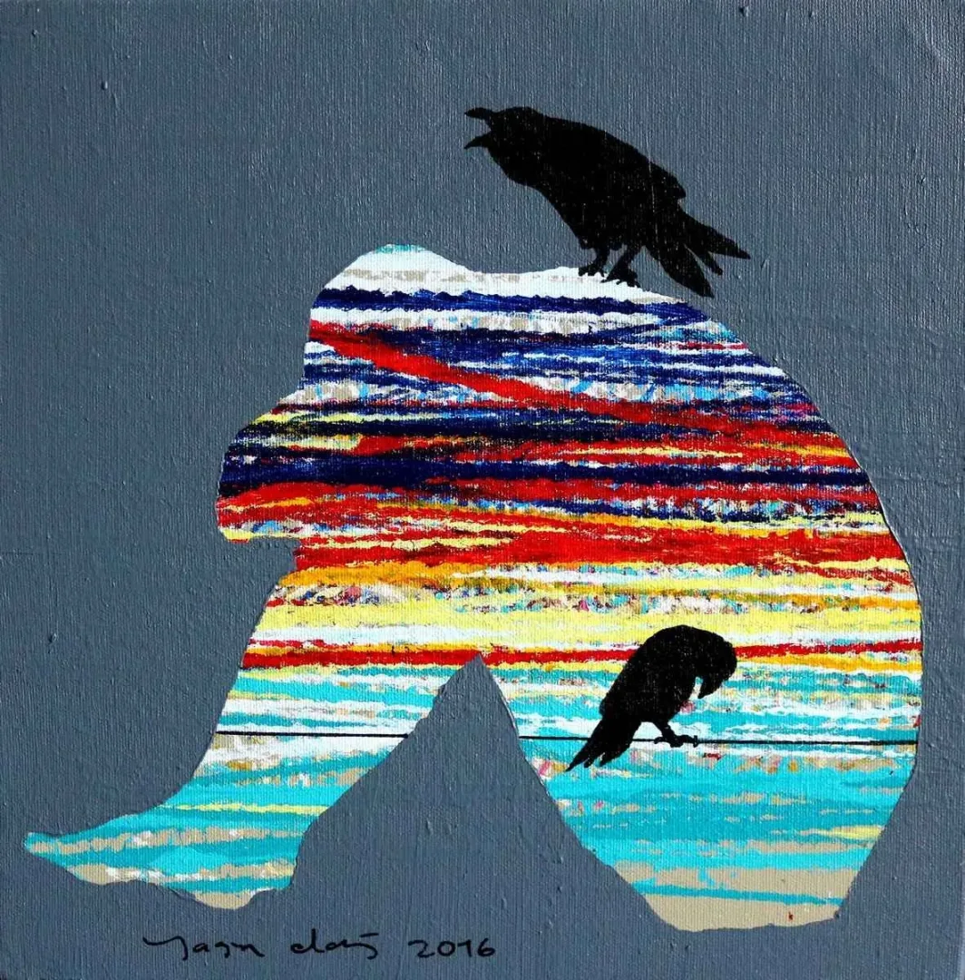 YASİN DAĞ — “isimsiz”, 2016 "isimsiz" eseri YASİN DAĞ tarafından 2016 yılında 25x25 cm ölçülerinde Tuval üzeri akrilik boya tekniği ile yapılmıştır.