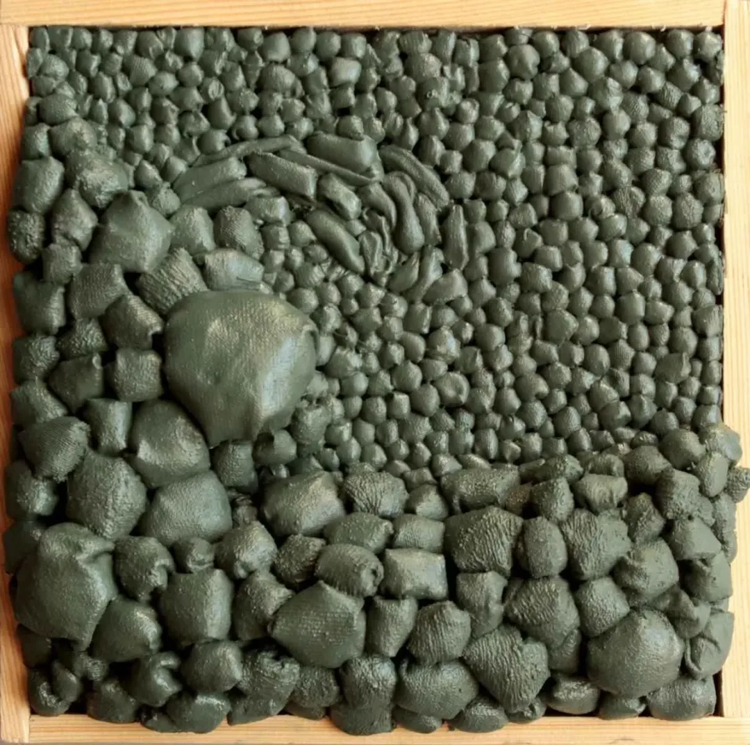 BELGİN ŞEN — “isimsiz”, 2016 "isimsiz" eseri BELGİN ŞEN tarafından 2016 yılında 25x25 cm ölçülerinde Tuval üzeri karışık teknik tekniği ile yapılmıştır.