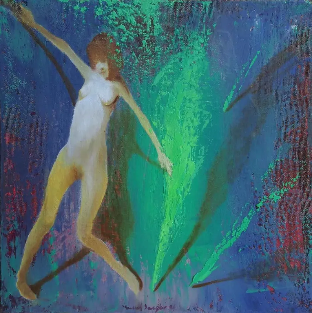 YUSUF ŞENGÜR — “isimsiz”, 2016 "isimsiz" eseri YUSUF ŞENGÜR tarafından 2016 yılında 25x25 cm ölçülerinde Tuval üzeri yağlı boya tekniği ile yapılmıştır.