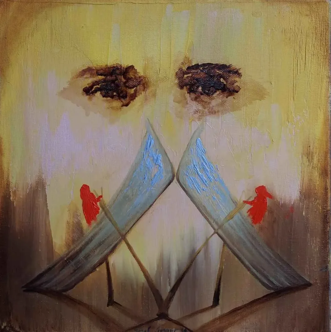 YUSUF ŞENGÜR — “isimsiz”, 2016 "isimsiz" eseri YUSUF ŞENGÜR tarafından 2016 yılında 25x25 cm ölçülerinde Tuval üzeri yağlı boya tekniği ile yapılmıştır.