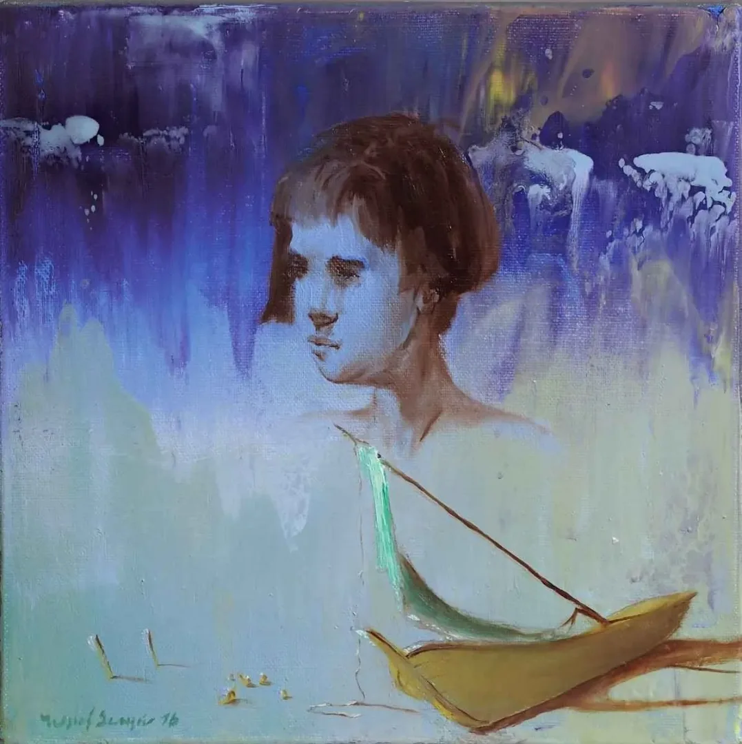 YUSUF ŞENGÜR — “isimsiz”, 2016 "isimsiz" eseri YUSUF ŞENGÜR tarafından 2016 yılında 25x25 cm ölçülerinde Tuval üzeri yağlı boya tekniği ile yapılmıştır.