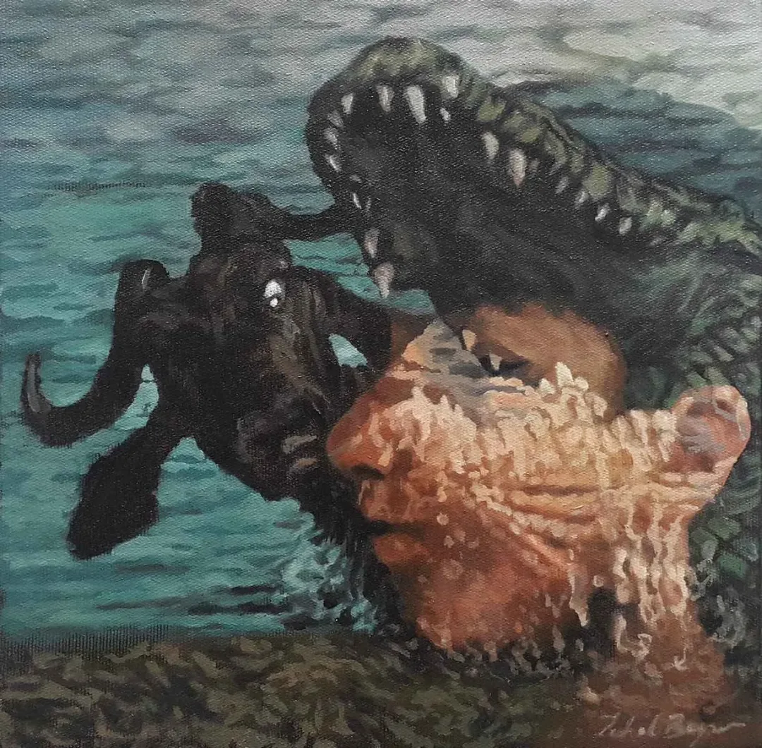 ZUHAL BAYSAR — “Bilinç Katmanları”, 2016 "Bilinç Katmanları" eseri ZUHAL BAYSAR tarafından 2016 yılında 25x25 cm ölçülerinde Tuval üzeri yağlı boya tekniği ile yapılmıştır.