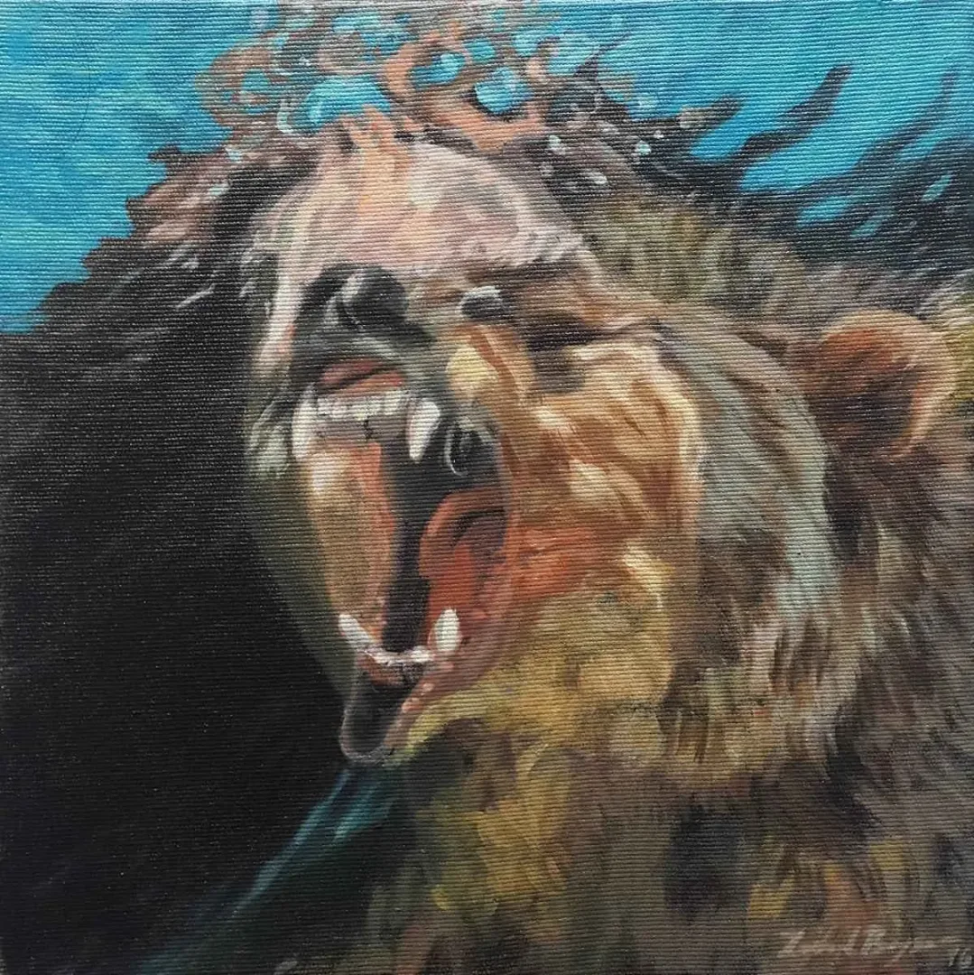 ZUHAL BAYSAR — “Bilinç Katmanları”, 2016 "Bilinç Katmanları" eseri ZUHAL BAYSAR tarafından 2016 yılında 25x25 cm ölçülerinde Tuval üzeri yağlı boya tekniği ile yapılmıştır.