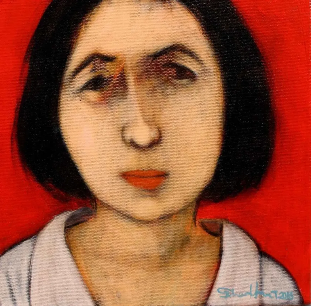ORHAN UMUT — “isimsiz”, 2016 "isimsiz" eseri ORHAN UMUT tarafından 2016 yılında 25x25 cm ölçülerinde Tuval üzeri akrilik boya tekniği ile yapılmıştır.