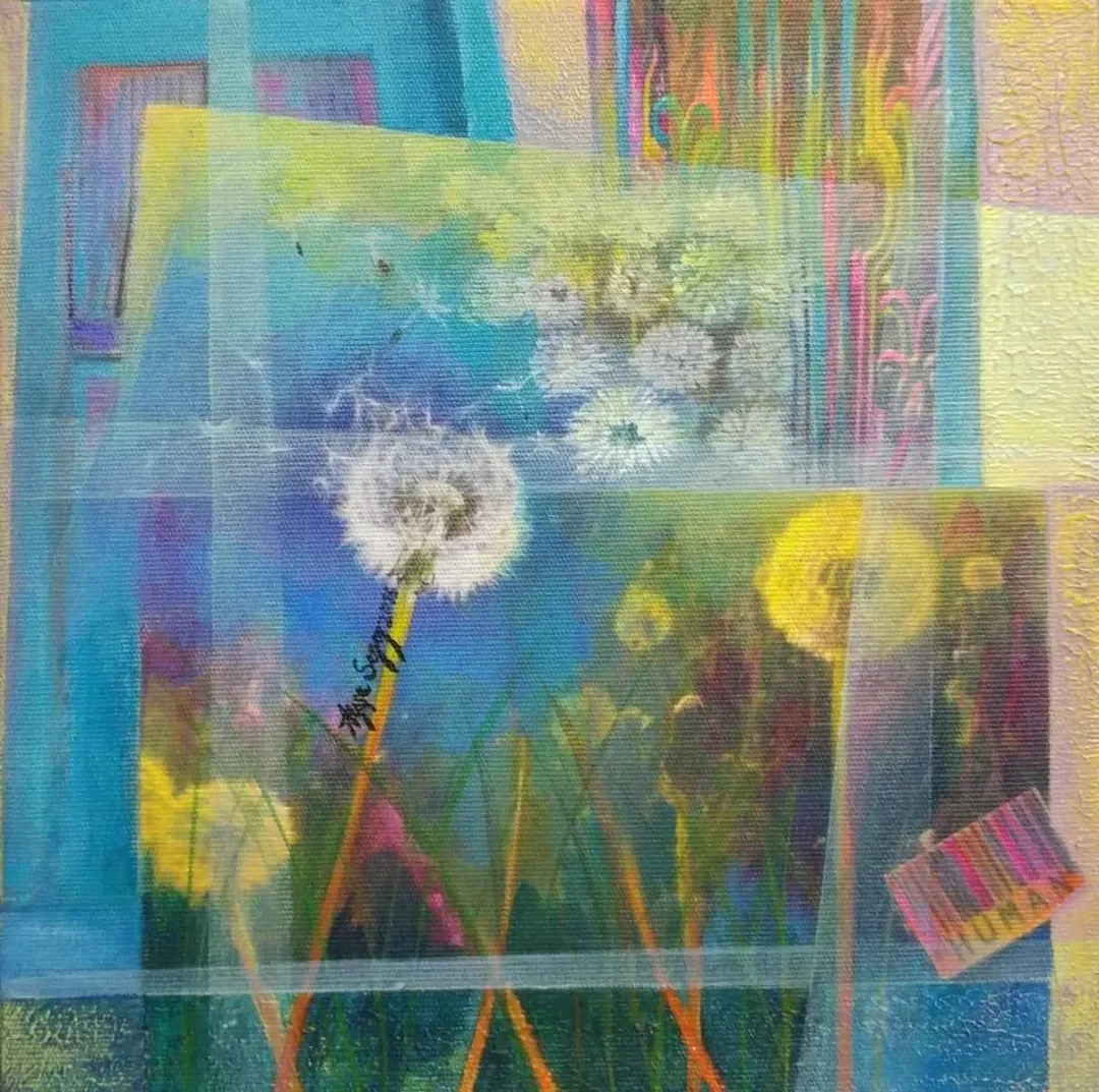 AYŞE SEZER — “Ütopik Hayatlar”, 2016 "Ütopik Hayatlar" eseri AYŞE SEZER tarafından 2016 yılında 25x25 cm ölçülerinde Tuval üzeri yağlı boya tekniği ile yapılmıştır.
