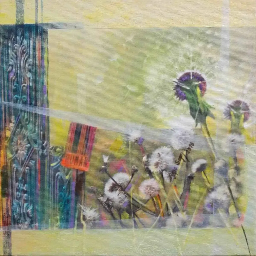 AYŞE SEZER — “Ütopik Hayatlar”, 2016 "Ütopik Hayatlar" eseri AYŞE SEZER tarafından 2016 yılında 25x25 cm ölçülerinde Tuval üzeri yağlı boya tekniği ile yapılmıştır.
