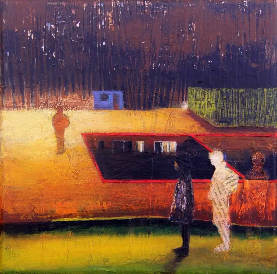 BEŞİR BAYAR — “Yeniler”, 2016 "Yeniler" eseri BEŞİR BAYAR tarafından 2016 yılında 25x25 cm ölçülerinde Tuval üzeri karışık teknik tekniği ile yapılmıştır.