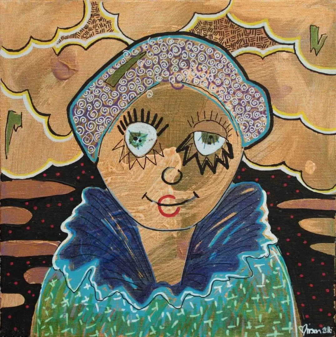 BİRSEN LİMON YÖRÜKOĞLU — “isimsiz”, 2016 "isimsiz" eseri BİRSEN LİMON YÖRÜKOĞLU tarafından 2016 yılında 25x25 cm ölçülerinde Tuval üzeri yağlı boya tekniği ile yapılmıştır.