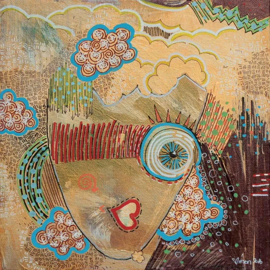 BİRSEN LİMON YÖRÜKOĞLU — “isimsiz”, 2016 "isimsiz" eseri BİRSEN LİMON YÖRÜKOĞLU tarafından 2016 yılında 25x25 cm ölçülerinde Tuval üzeri yağlı boya tekniği ile yapılmıştır.