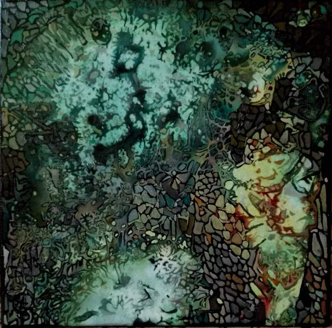 BİNNUR YÜCEBAŞ RUOCCO — “isimsiz”, 2016 "isimsiz" eseri BİNNUR YÜCEBAŞ RUOCCO tarafından 2016 yılında 25x25 cm ölçülerinde Tuval üzeri yağlı boya tekniği ile yapılmıştır.