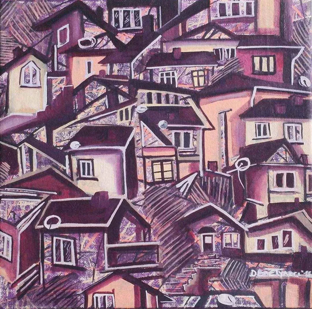 DEMET YAZICI — “isimsiz”, 2016 "isimsiz" eseri DEMET YAZICI tarafından 2016 yılında 25x25 cm ölçülerinde Tuval üzeri akrilik ve yağlı boya tekniği ile yapılmıştır.