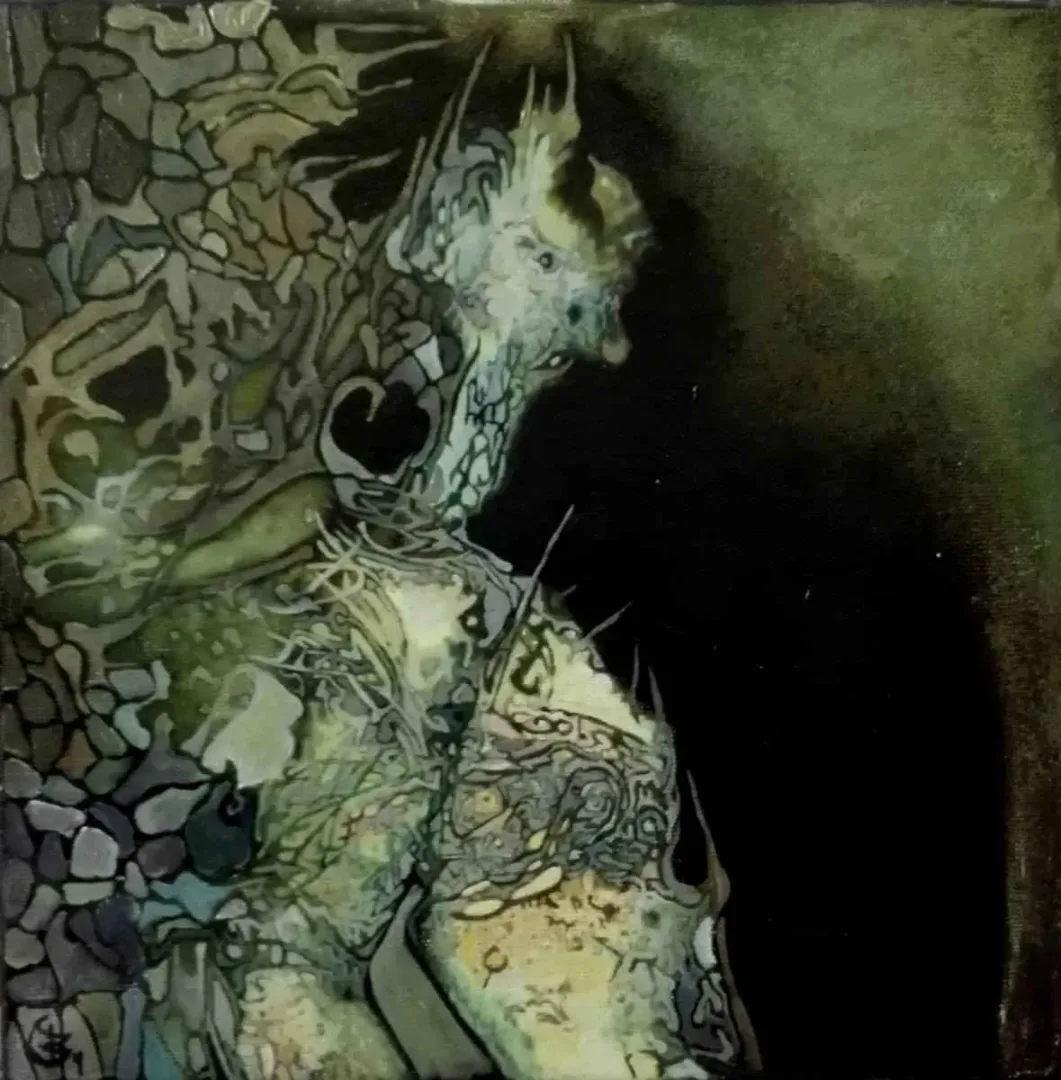 BİNNUR YÜCEBAŞ RUOCCO — “isimsiz”, 2016 "isimsiz" eseri BİNNUR YÜCEBAŞ RUOCCO tarafından 2016 yılında 25x25 cm ölçülerinde Tuval üzeri yağlı boya tekniği ile yapılmıştır.