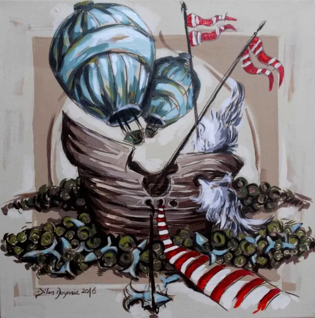 DİLAN DUYMAZ — “isimsiz”, 2016 "isimsiz" eseri DİLAN DUYMAZ tarafından 2016 yılında 25x25 cm ölçülerinde Tuval üzeri yağlı boya tekniği ile yapılmıştır.