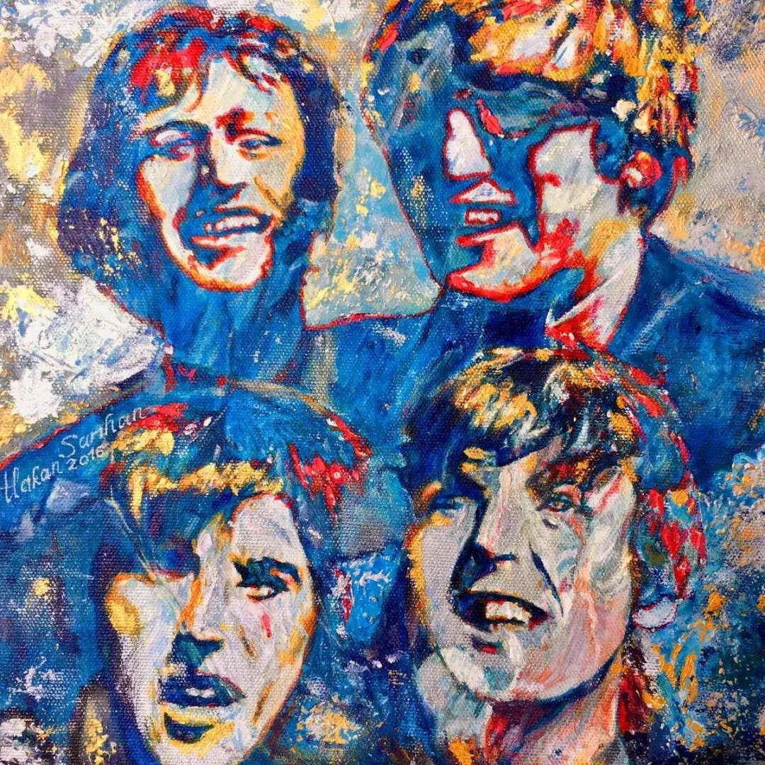 HAKAN SARIHAN — “My Beatles”, 2016 "My Beatles" eseri HAKAN SARIHAN tarafından 2016 yılında 25x25 cm ölçülerinde Tuval üzeri yağlı boya tekniği ile yapılmıştır.