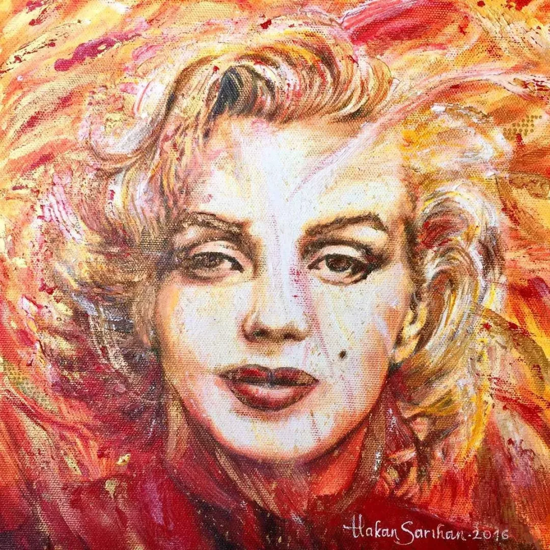 HAKAN SARIHAN — “My Marilyn”, 2016 "My Marilyn" eseri HAKAN SARIHAN tarafından 2016 yılında 25x25 cm ölçülerinde Tuval üzeri yağlı boya tekniği ile yapılmıştır.