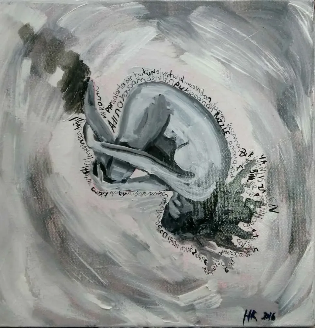 HÜSEYİN RÜSTEMOĞLU — “isimsiz”, 2016 "isimsiz" eseri HÜSEYİN RÜSTEMOĞLU tarafından 2016 yılında 25x25 cm ölçülerinde Tuval üzeri yağlı boya tekniği ile yapılmıştır.