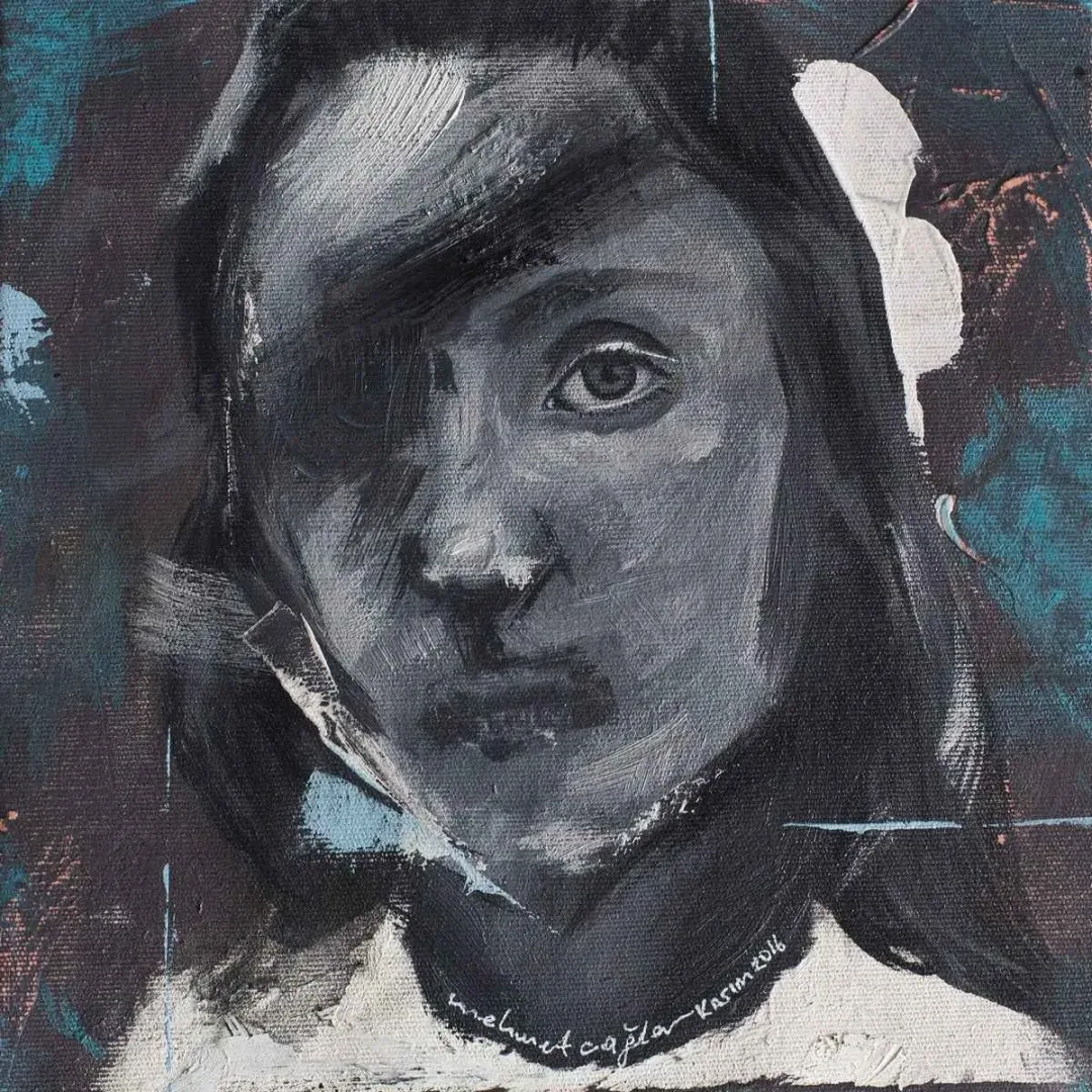 MEHMET ÇAĞLAR — “isimsiz”, 2016 "isimsiz" eseri MEHMET ÇAĞLAR tarafından 2016 yılında 25x25 cm ölçülerinde Tuval üzeri yağlı boya tekniği ile yapılmıştır.