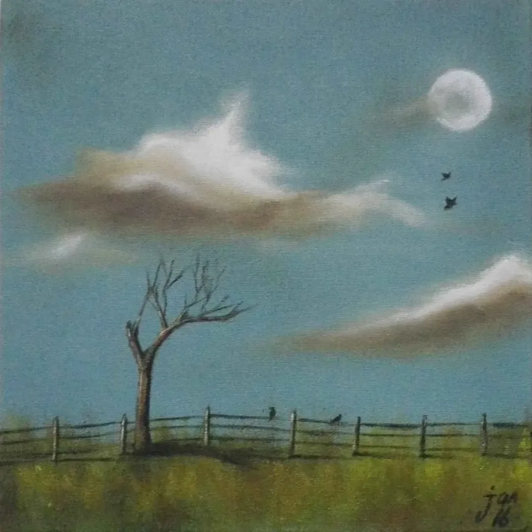 MEKİYE CEYLAN — “isimsiz”, 2016 "isimsiz" eseri MEKİYE CEYLAN tarafından 2016 yılında 25x25 cm ölçülerinde Tuval üzeri yağlı boya tekniği ile yapılmıştır.