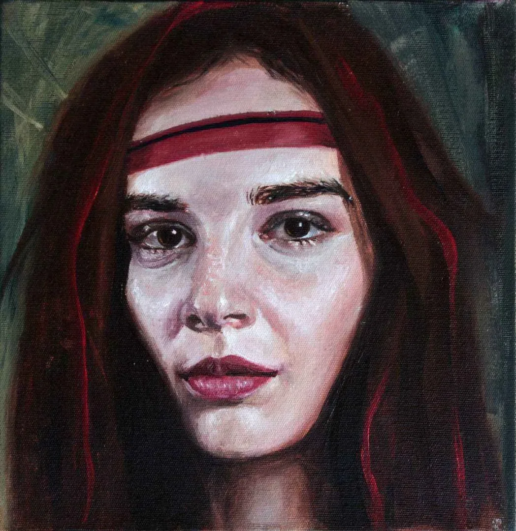 MERVE KURT — “isimsiz”, 2016 "isimsiz" eseri MERVE KURT tarafından 2016 yılında 25x25 cm ölçülerinde Tuval üzeri yağlı boya tekniği ile yapılmıştır.