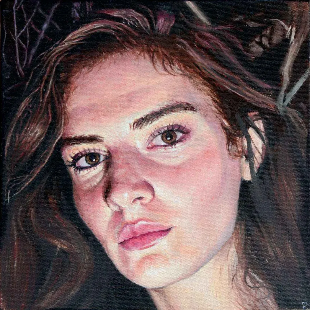 MERVE KURT — “isimsiz”, 2016 "isimsiz" eseri MERVE KURT tarafından 2016 yılında 25x25 cm ölçülerinde Tuval üzeri yağlı boya tekniği ile yapılmıştır.