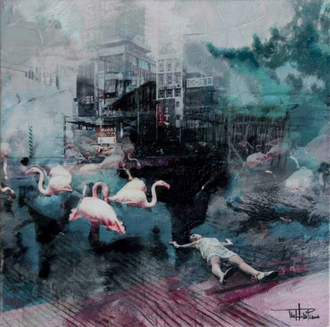MUSTAFA MUTLU — “isimsiz”, 2016 "isimsiz" eseri MUSTAFA MUTLU tarafından 2016 yılında 25x25 cm ölçülerinde Tuval üzeri karışık teknik tekniği ile yapılmıştır.