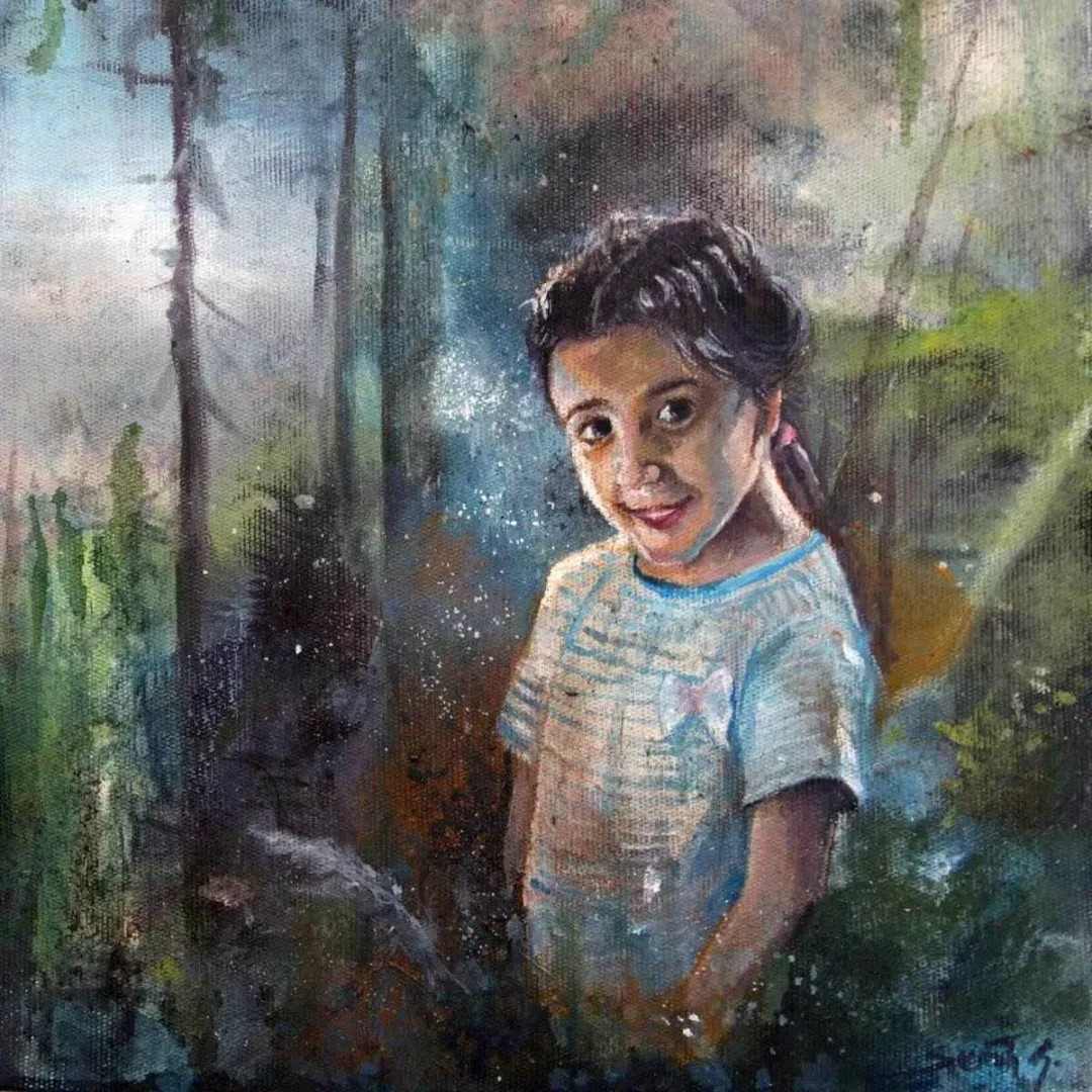 SEMİH ÇINAR — “Ormanda”, 2016 "Ormanda" eseri SEMİH ÇINAR tarafından 2016 yılında 25x25 cm ölçülerinde Tuval üzeri yağlı boya tekniği ile yapılmıştır.