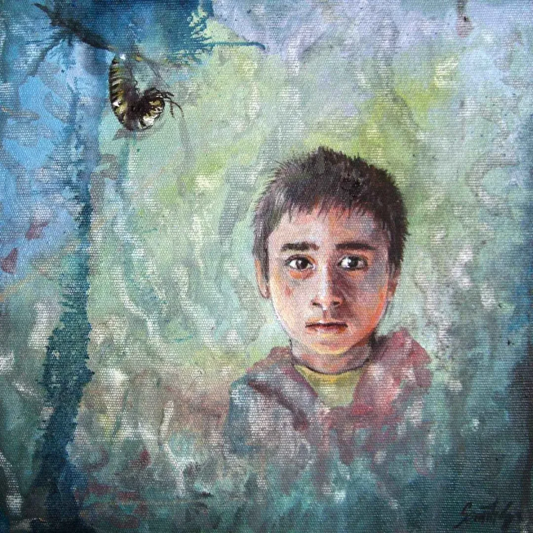 SEMİH ÇINAR — “Ormanda”, 2016 "Ormanda" eseri SEMİH ÇINAR tarafından 2016 yılında 25x25 cm ölçülerinde Tuval üzeri yağlı boya tekniği ile yapılmıştır.
