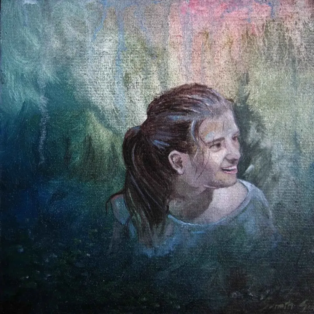 SEMİH ÇINAR — “Ormanda”, 2016 "Ormanda" eseri SEMİH ÇINAR tarafından 2016 yılında 25x25 cm ölçülerinde Tuval üzeri yağlı boya tekniği ile yapılmıştır.