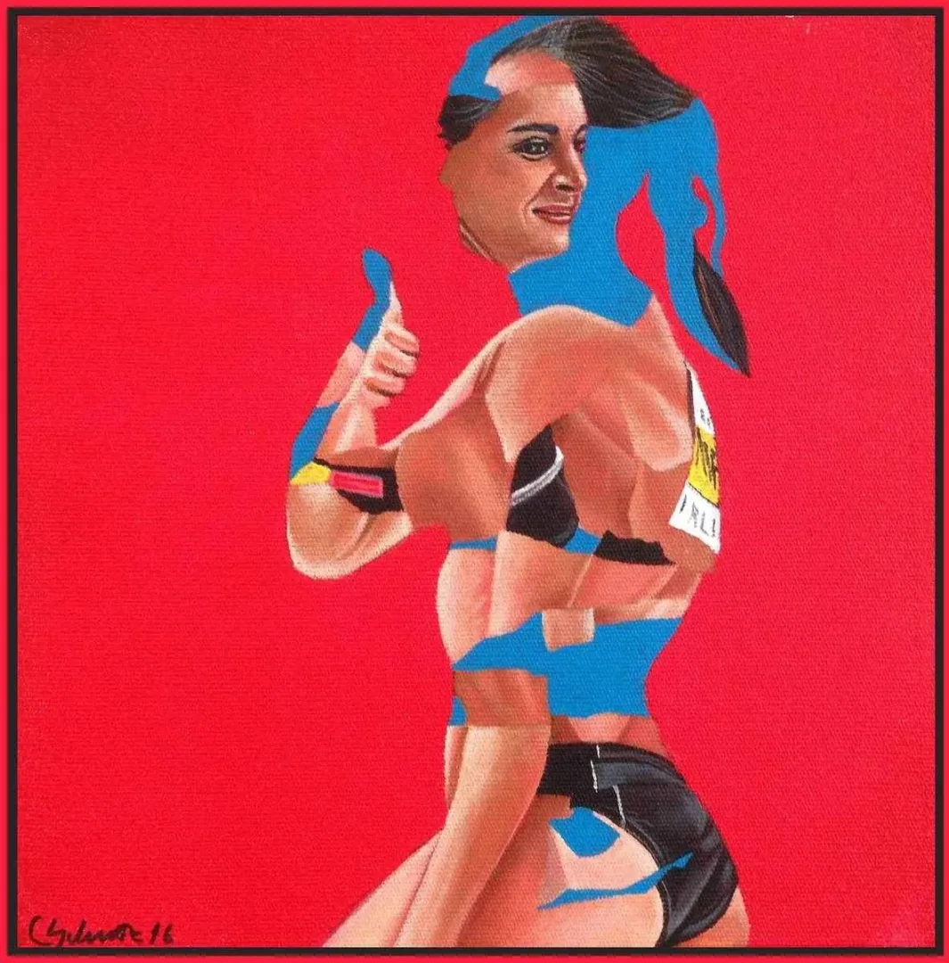 SERDAR YILMAZ — “isimsiz”, 2016 "isimsiz" eseri SERDAR YILMAZ tarafından 2016 yılında 25x25 cm ölçülerinde Tuval üzeri akrilik boya tekniği ile yapılmıştır.