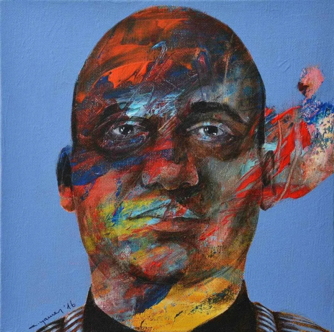 CEYHUN YAMAN — “Biyometrik Seri”, 2016 "Biyometrik Seri" eseri CEYHUN YAMAN tarafından 2016 yılında 25x25 cm ölçülerinde Tuval üzeri yağlı boya tekniği ile yapılmıştır.