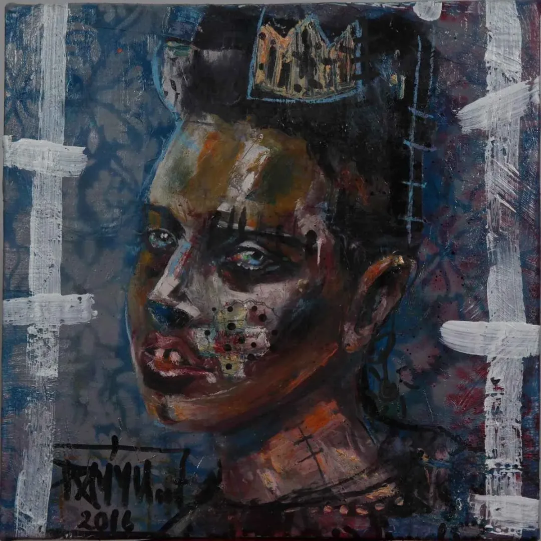 SİBEL PAYYU — “isimsiz”, 2016 "isimsiz" eseri SİBEL PAYYU tarafından 2016 yılında 25x25 cm ölçülerinde Tuval üzeri yağlı boya tekniği ile yapılmıştır.