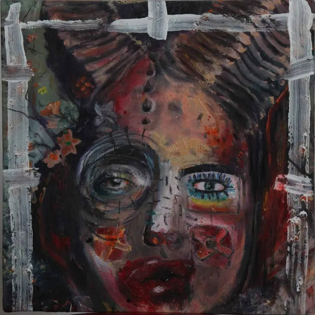 SİBEL PAYYU — “isimsiz”, 2016 "isimsiz" eseri SİBEL PAYYU tarafından 2016 yılında 25x25 cm ölçülerinde Tuval üzeri yağlı boya tekniği ile yapılmıştır.