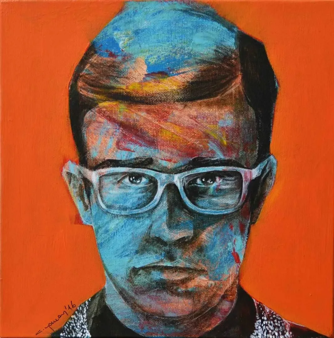 CEYHUN YAMAN — “Biyometrik Seri”, 2016 "Biyometrik Seri" eseri CEYHUN YAMAN tarafından 2016 yılında 25x25 cm ölçülerinde Tuval üzeri yağlı boya tekniği ile yapılmıştır.