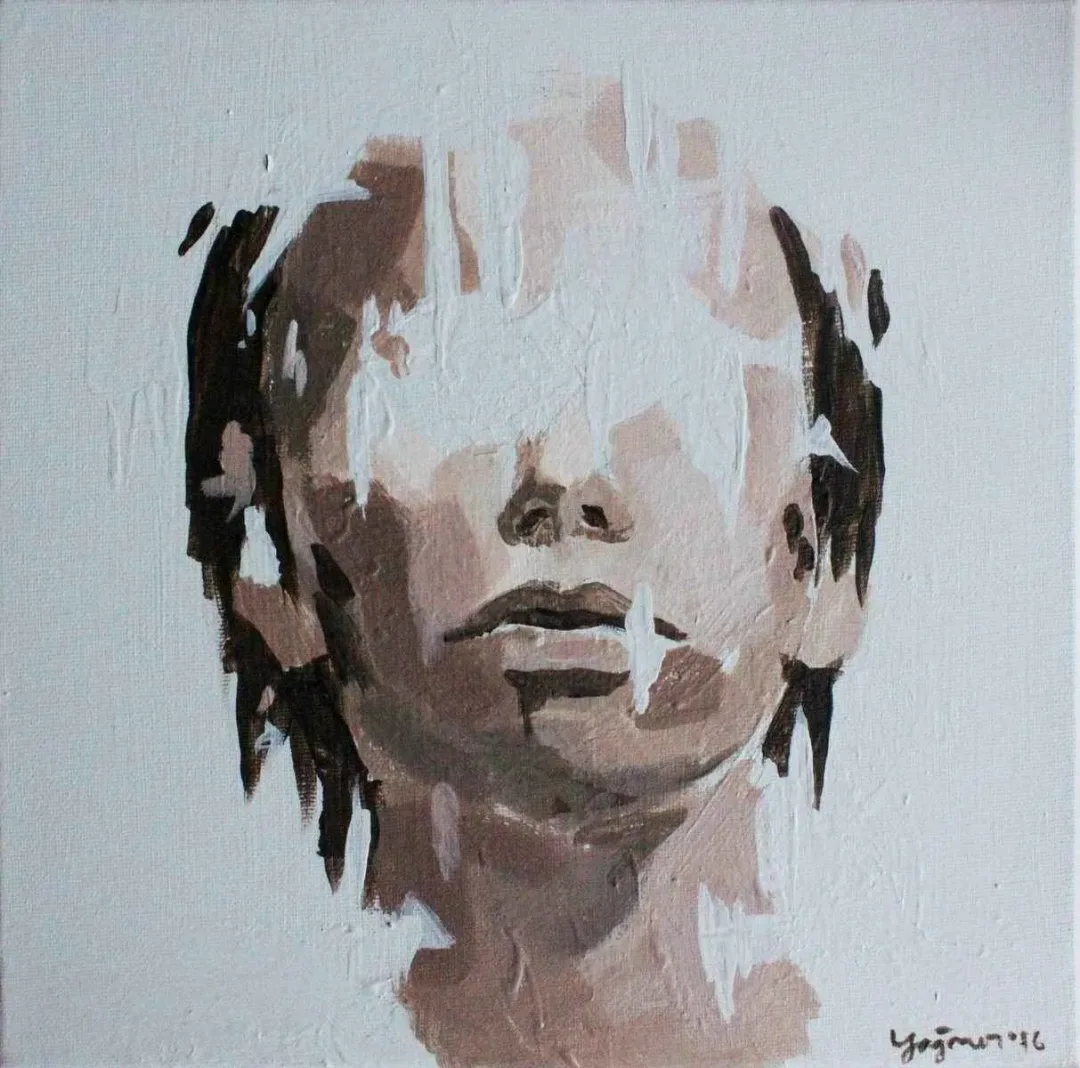 YAĞMUR YÖRÜK — “Ben Kimim”, 2016 "Ben Kimim" eseri YAĞMUR YÖRÜK tarafından 2016 yılında 25x25 cm ölçülerinde Tuval üzeri yağlı boya tekniği ile yapılmıştır.