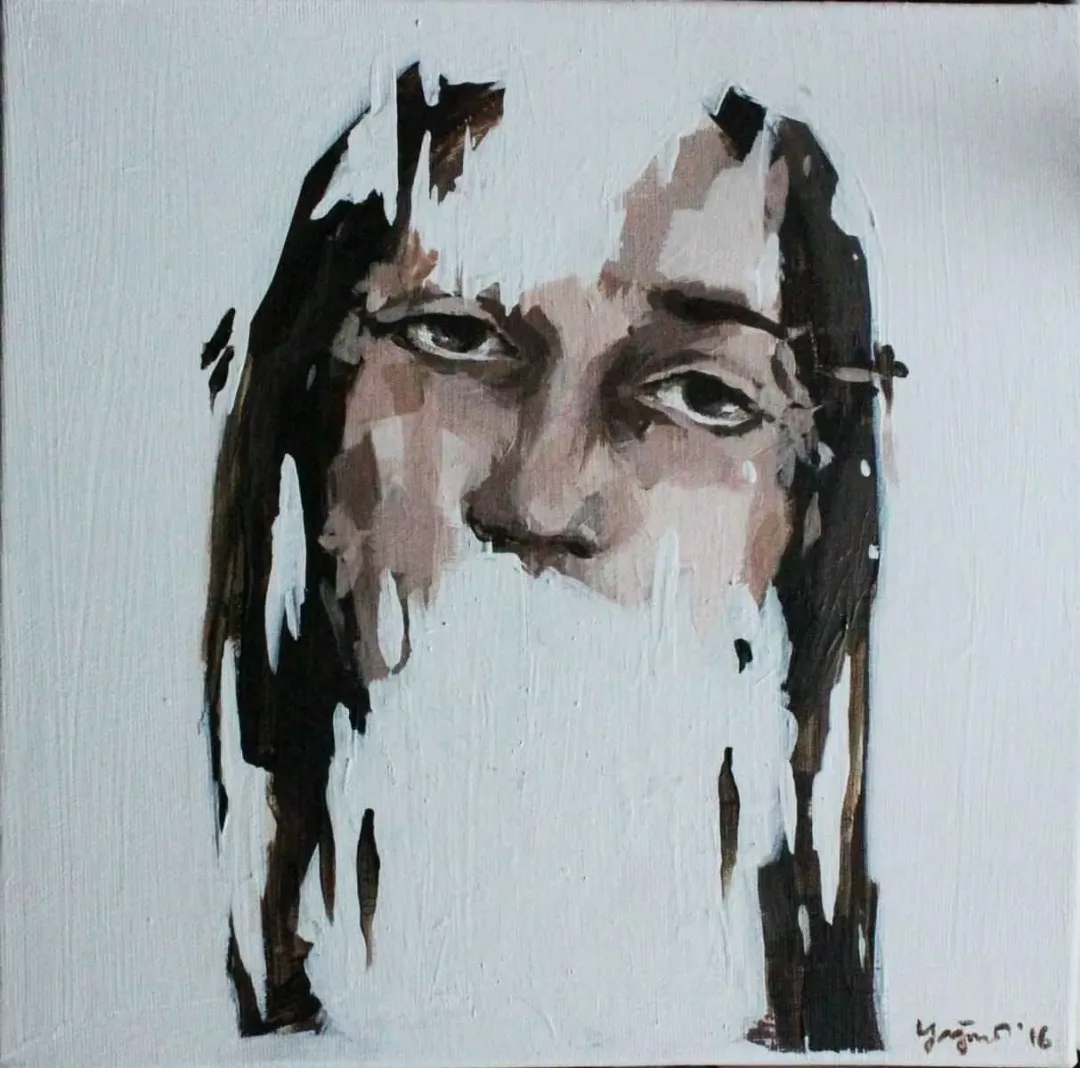 YAĞMUR YÖRÜK — “Ben Kimim”, 2016 "Ben Kimim" eseri YAĞMUR YÖRÜK tarafından 2016 yılında 25x25 cm ölçülerinde Tuval üzeri yağlı boya tekniği ile yapılmıştır.