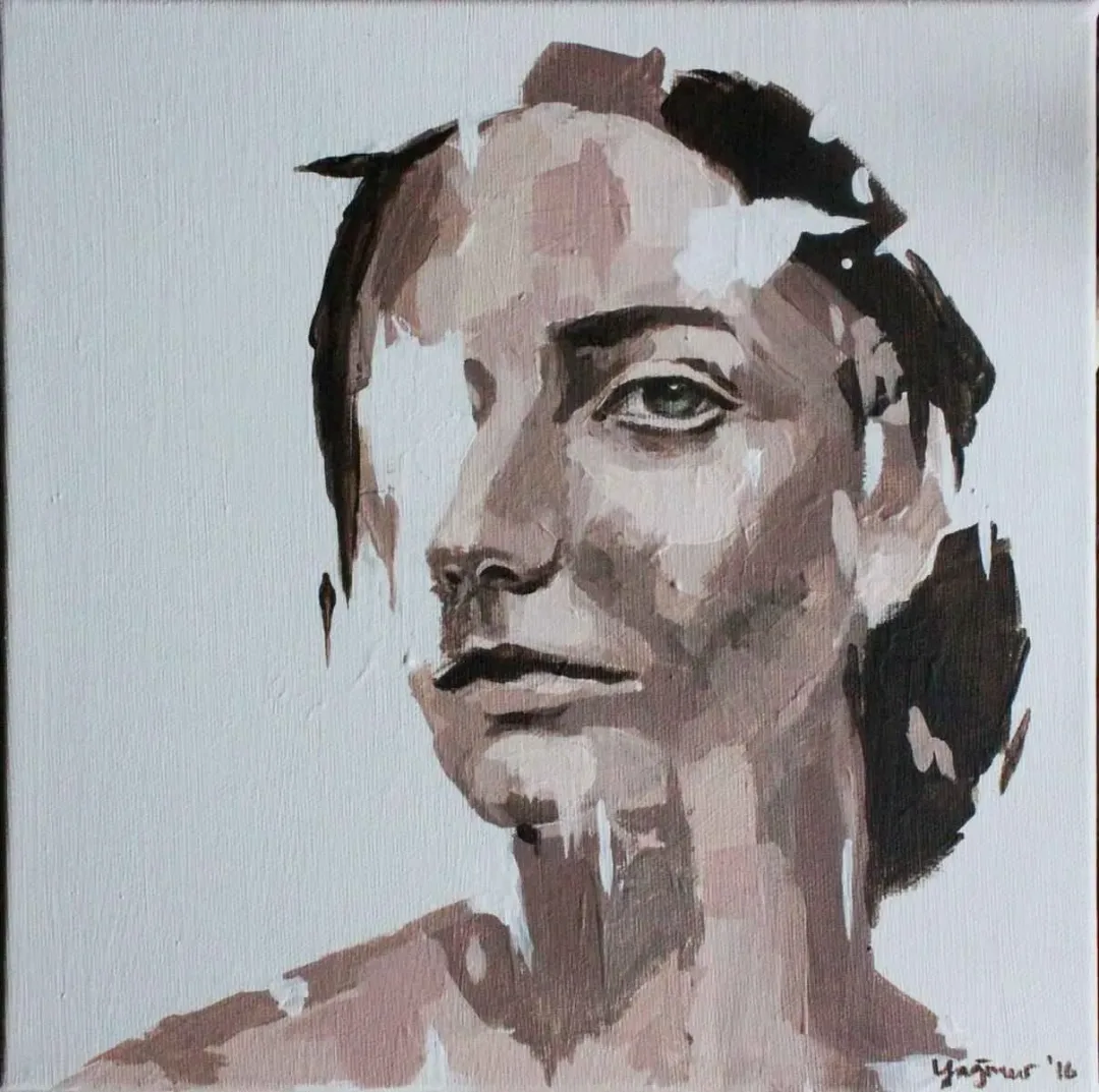YAĞMUR YÖRÜK — “Ben Kimim”, 2016 "Ben Kimim" eseri YAĞMUR YÖRÜK tarafından 2016 yılında 25x25 cm ölçülerinde Tuval üzeri yağlı boya tekniği ile yapılmıştır.
