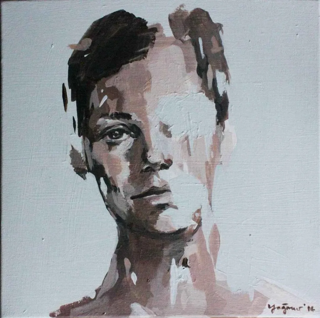 YAĞMUR YÖRÜK — “Ben Kimim”, 2016 "Ben Kimim" eseri YAĞMUR YÖRÜK tarafından 2016 yılında 25x25 cm ölçülerinde Tuval üzeri yağlı boya tekniği ile yapılmıştır.