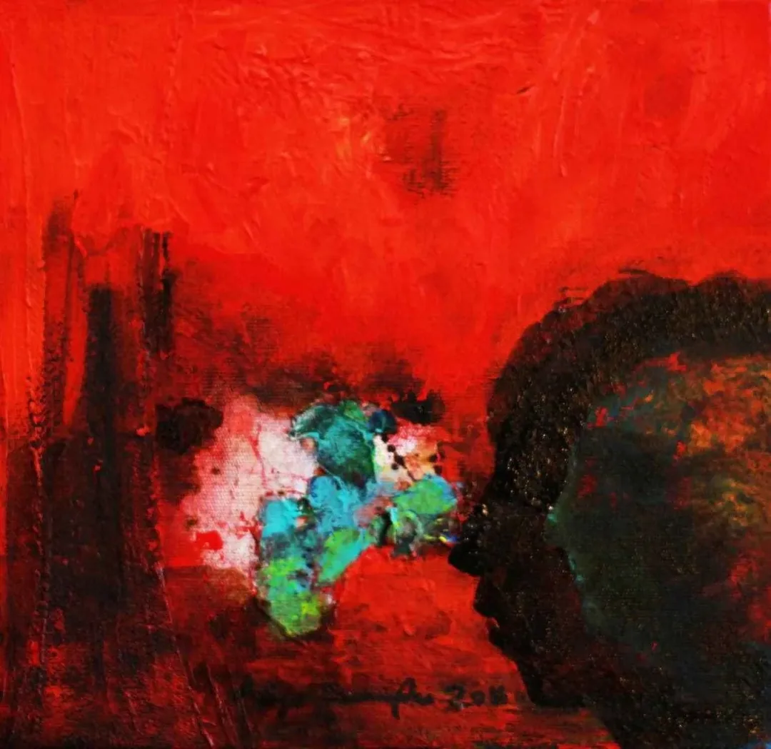ASİYE SARIOĞLU — “isimsiz”, 2016 "isimsiz" eseri ASİYE SARIOĞLU tarafından 2016 yılında 25x25 cm ölçülerinde Tuval üzeri yağlı boya tekniği ile yapılmıştır.