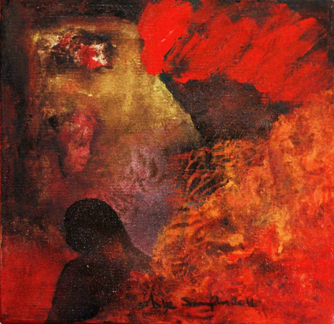 ASİYE SARIOĞLU — “isimsiz”, 2016 "isimsiz" eseri ASİYE SARIOĞLU tarafından 2016 yılında 25x25 cm ölçülerinde Tuval üzeri yağlı boya tekniği ile yapılmıştır.