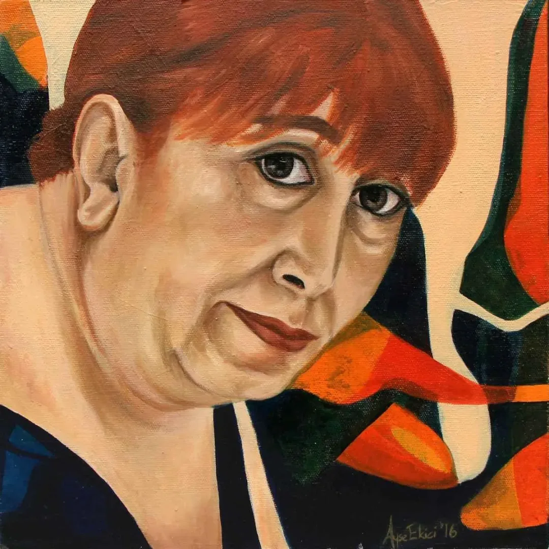 AYŞE EKİCİ — “Lale”, 2016 "Lale" eseri AYŞE EKİCİ tarafından 2016 yılında 25x25 cm ölçülerinde Tuval üzeri yağlı boya tekniği ile yapılmıştır.