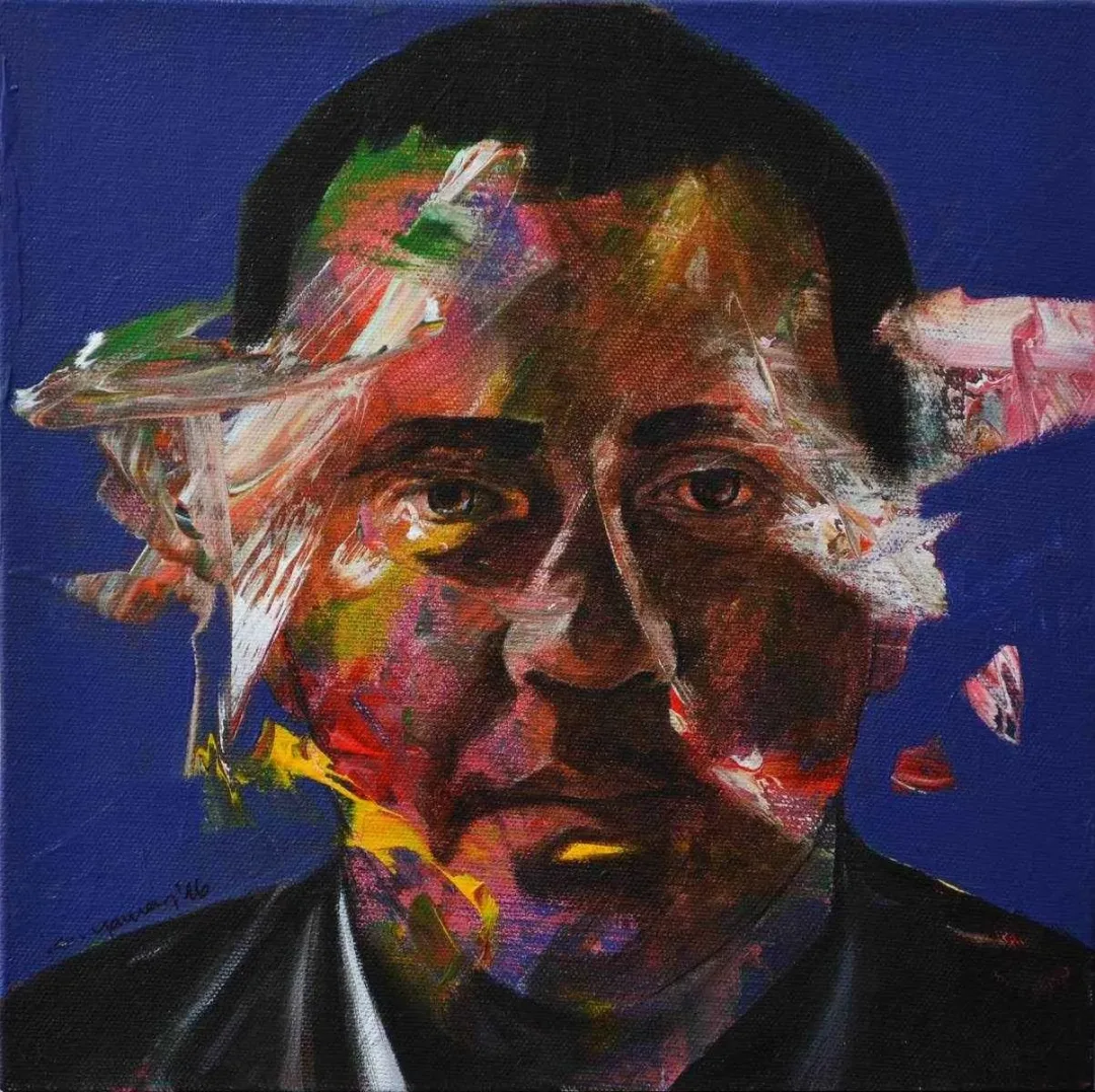 CEYHUN YAMAN — “Biyometrik Seri”, 2016 "Biyometrik Seri" eseri CEYHUN YAMAN tarafından 2016 yılında 25x25 cm ölçülerinde Tuval üzeri yağlı boya tekniği ile yapılmıştır.