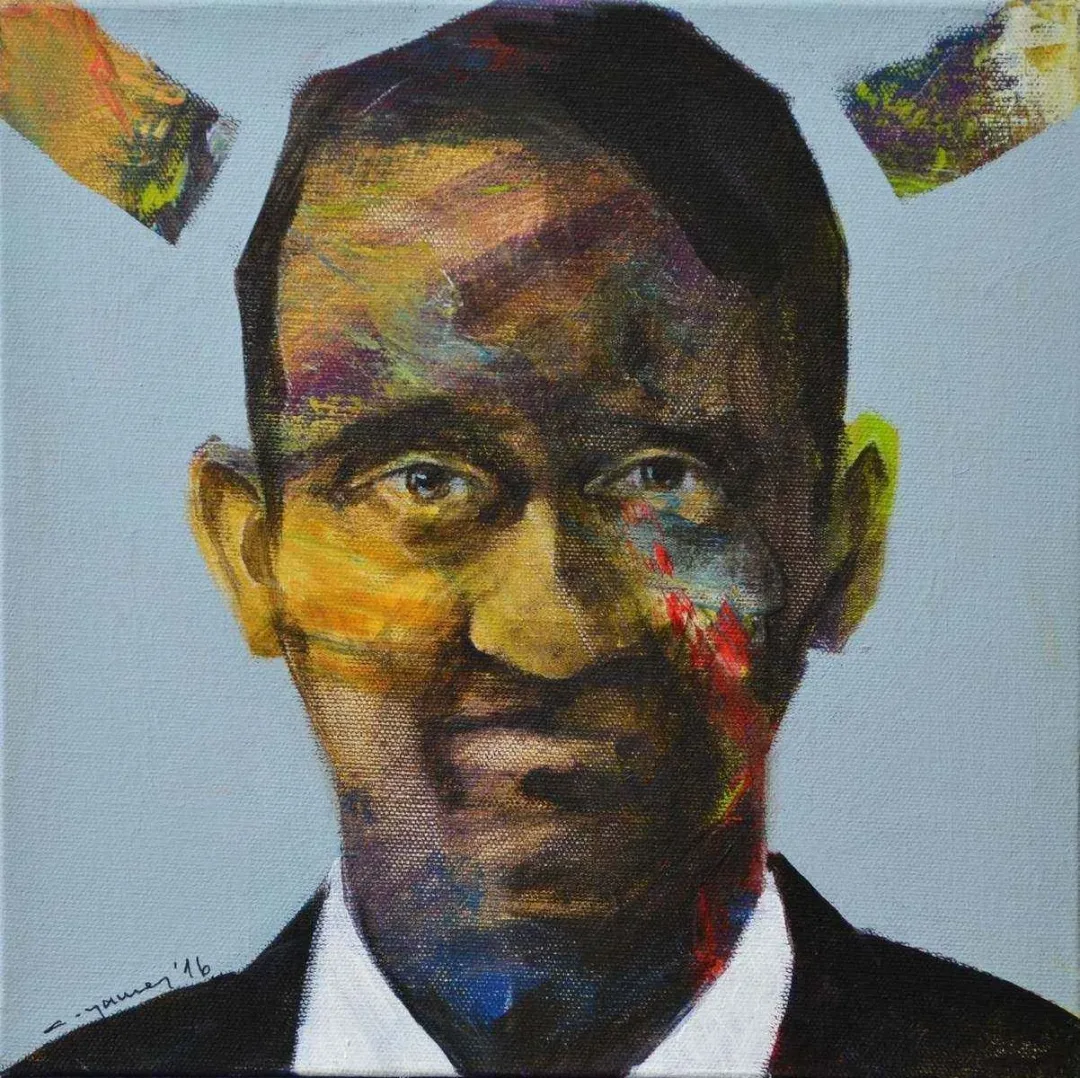 CEYHUN YAMAN — “Biyometrik Seri”, 2016 "Biyometrik Seri" eseri CEYHUN YAMAN tarafından 2016 yılında 25x25 cm ölçülerinde Tuval üzeri yağlı boya tekniği ile yapılmıştır.