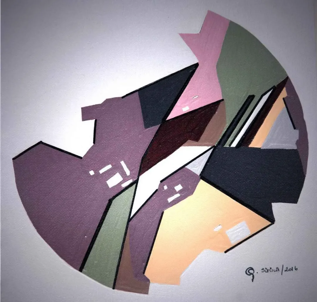 GİZEM SÜRÜCÜ — “Şehrin Ritmi”, 2016 "Şehrin Ritmi" eseri GİZEM SÜRÜCÜ tarafından 2016 yılında 25x25 cm ölçülerinde Tuval üzeri akrilik boya tekniği ile yapılmıştır.