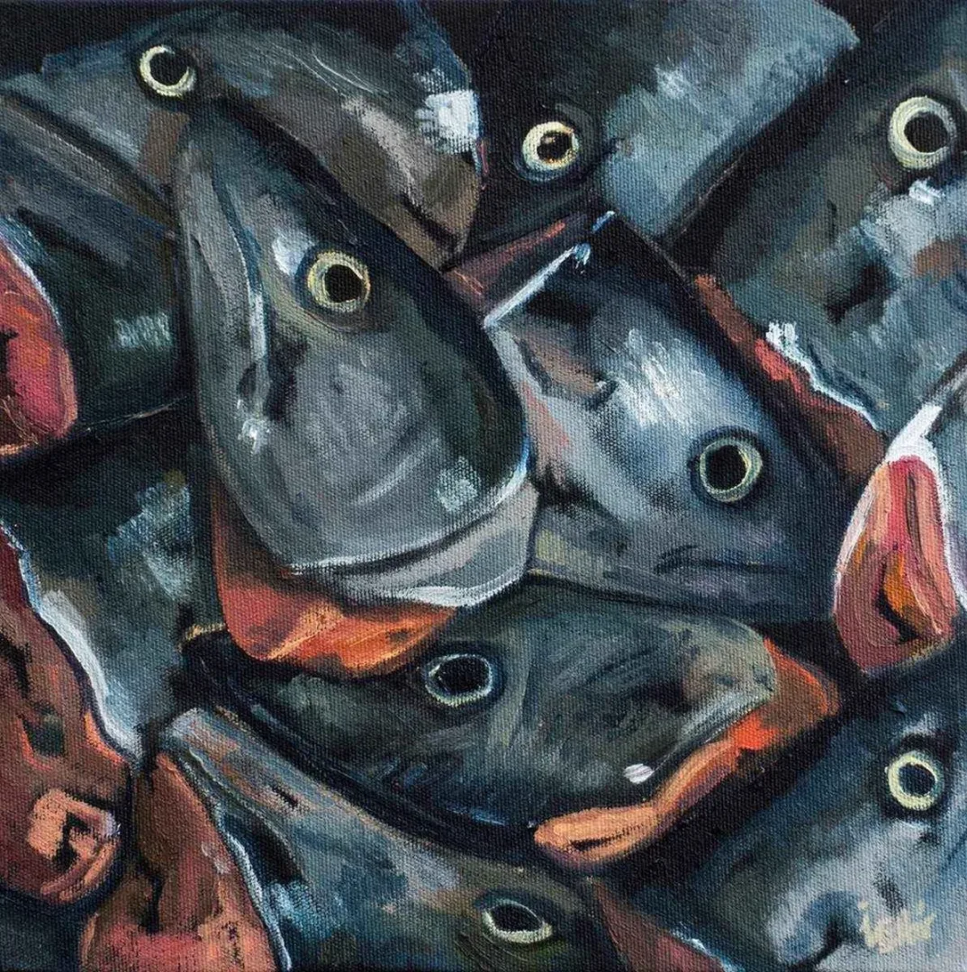 İNCİ ELBİR — “isimsiz”, 2016 "isimsiz" eseri İNCİ ELBİR tarafından 2016 yılında 25x25 cm ölçülerinde Tuval üzeri yağlı boya tekniği ile yapılmıştır.